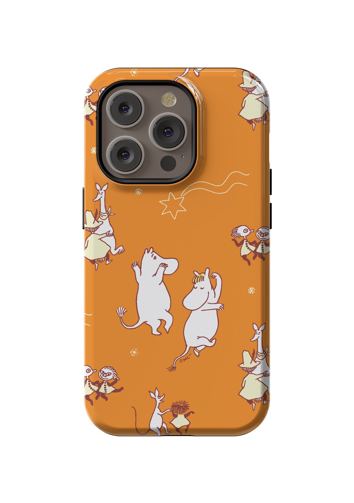 Comet in Moominland Moomintroll, Snorkmaiden & Snufkin Happy Dance Partners II Apple iPhone Tough Case
