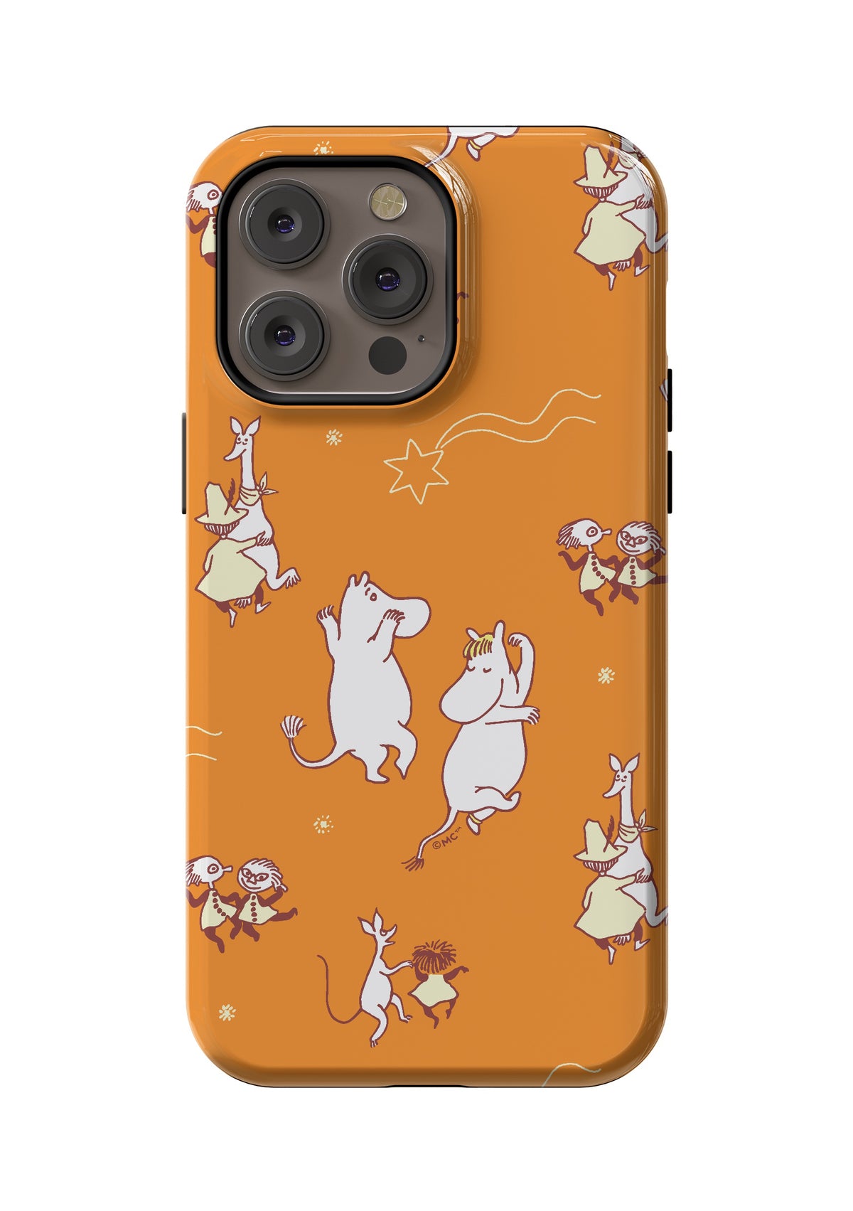 Comet in Moominland Moomintroll, Snorkmaiden & Snufkin Happy Dance Partners II Apple iPhone Tough Case