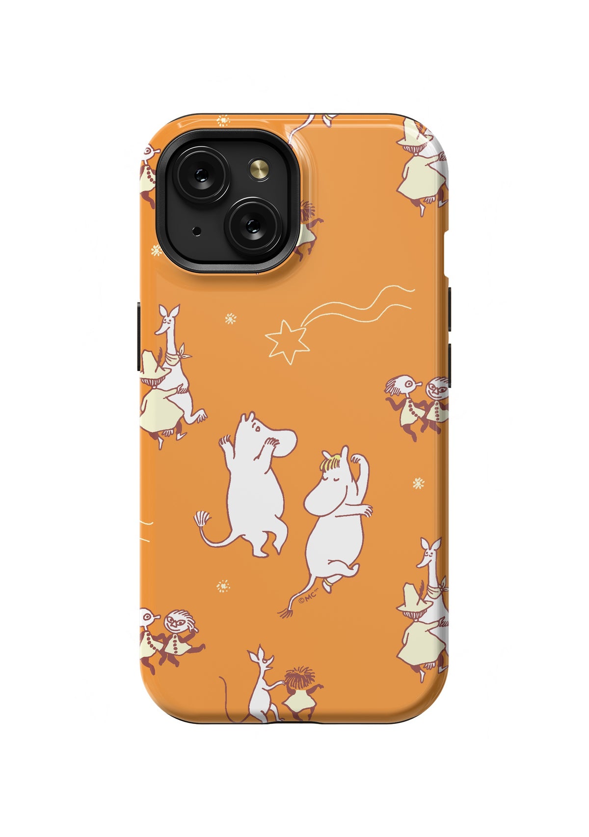 Comet in Moominland Moomintroll, Snorkmaiden & Snufkin Happy Dance Partners II Apple iPhone Tough Case