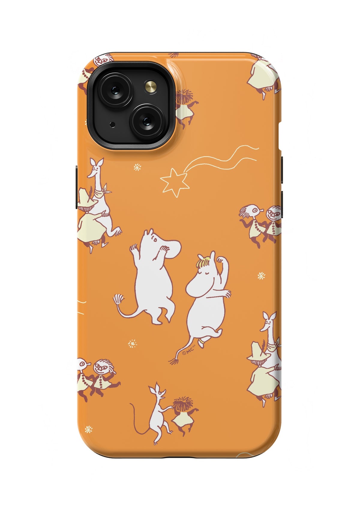 Comet in Moominland Moomintroll, Snorkmaiden & Snufkin Happy Dance Partners II Apple iPhone Tough Case