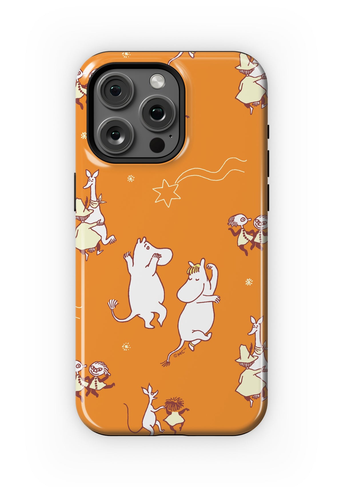 Comet in Moominland Moomintroll, Snorkmaiden & Snufkin Happy Dance Partners II Apple iPhone Tough Case