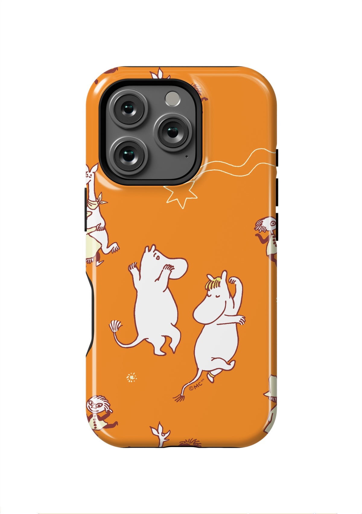 Comet in Moominland Moomintroll, Snorkmaiden & Snufkin Happy Dance Partners II Apple iPhone Tough Case