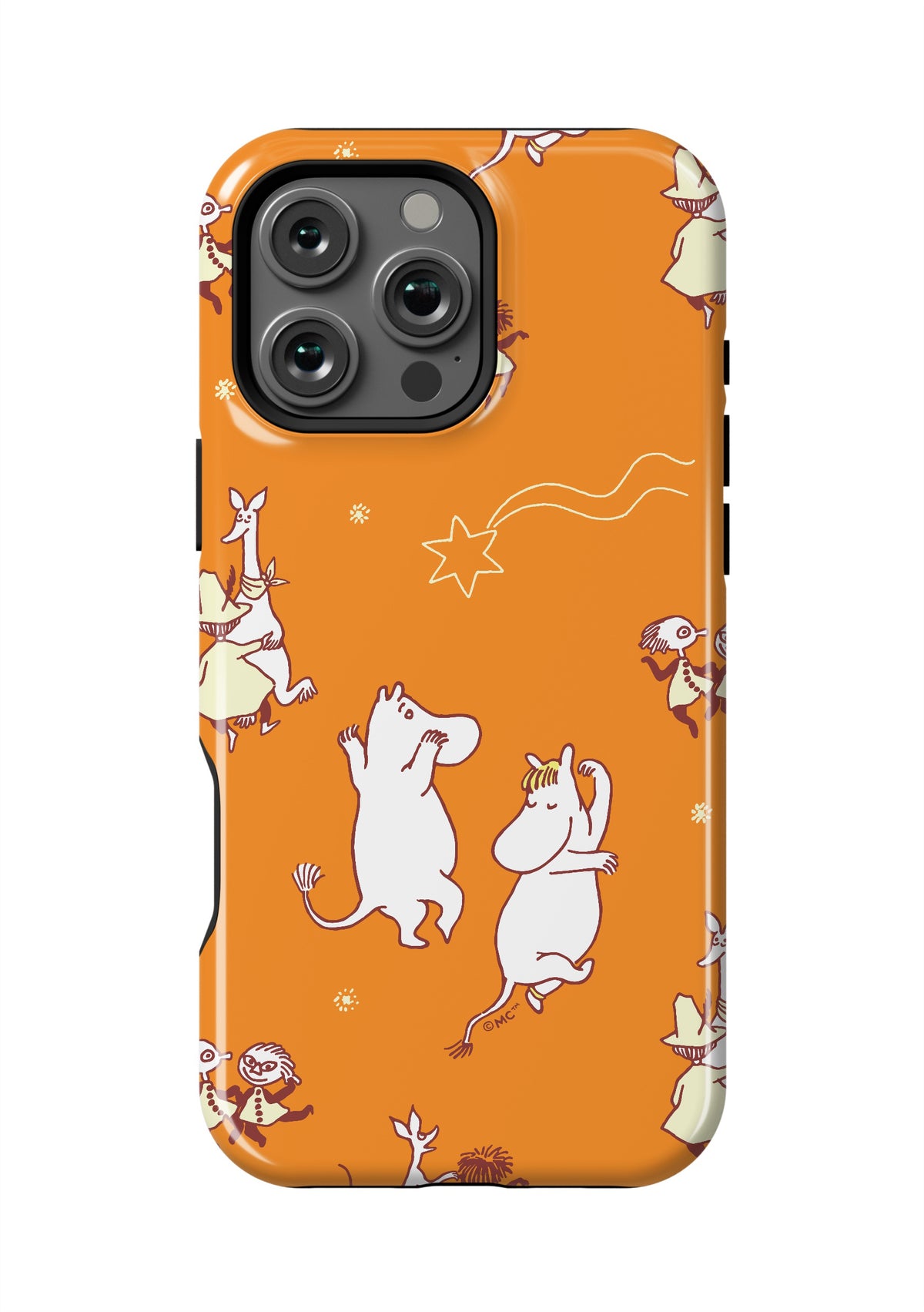 Comet in Moominland Moomintroll, Snorkmaiden & Snufkin Happy Dance Partners II Apple iPhone Tough Case