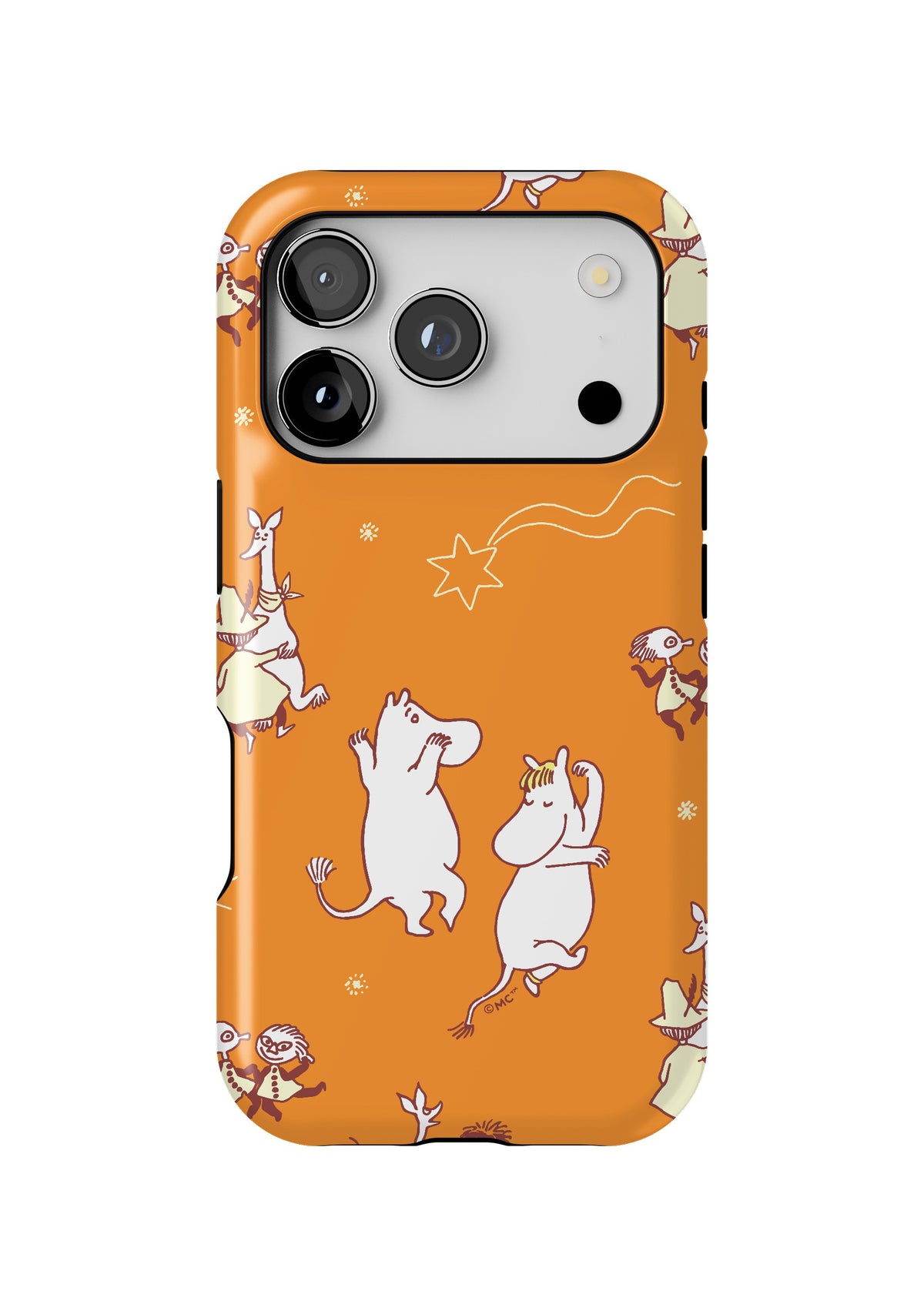 Comet in Moominland Moomintroll, Snorkmaiden & Snufkin Happy Dance Partners II Apple iPhone Tough Case