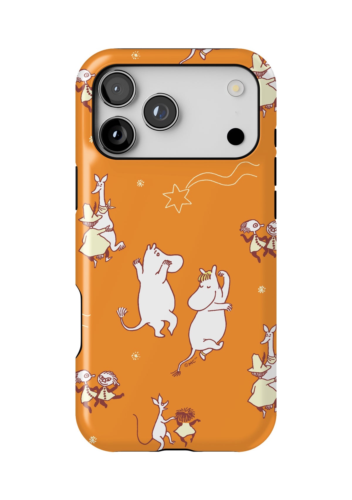 Comet in Moominland Moomintroll, Snorkmaiden & Snufkin Happy Dance Partners II Apple iPhone Tough Case