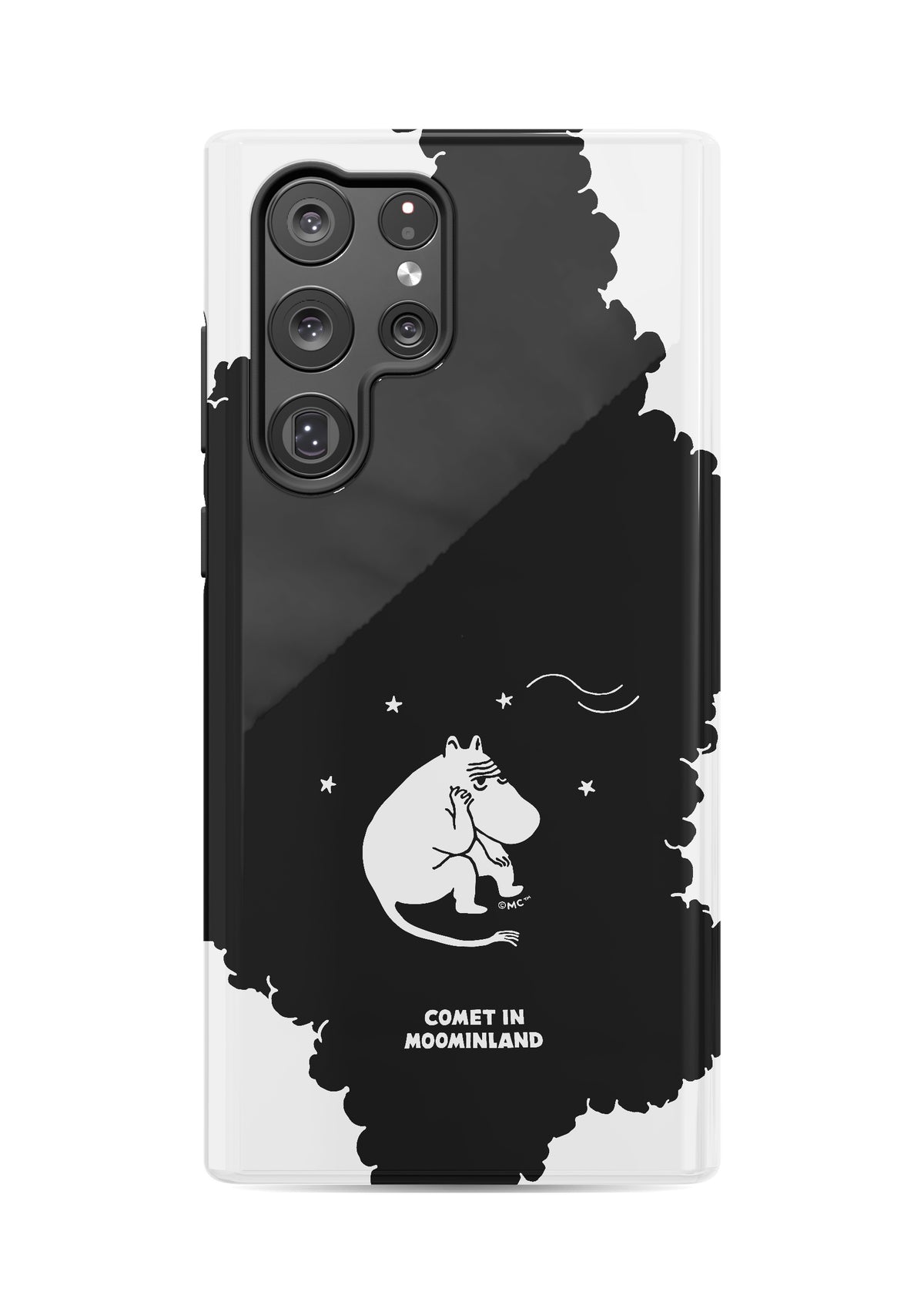 Comet in Moominland Unhappy Moomintroll Galaxy Tough Case