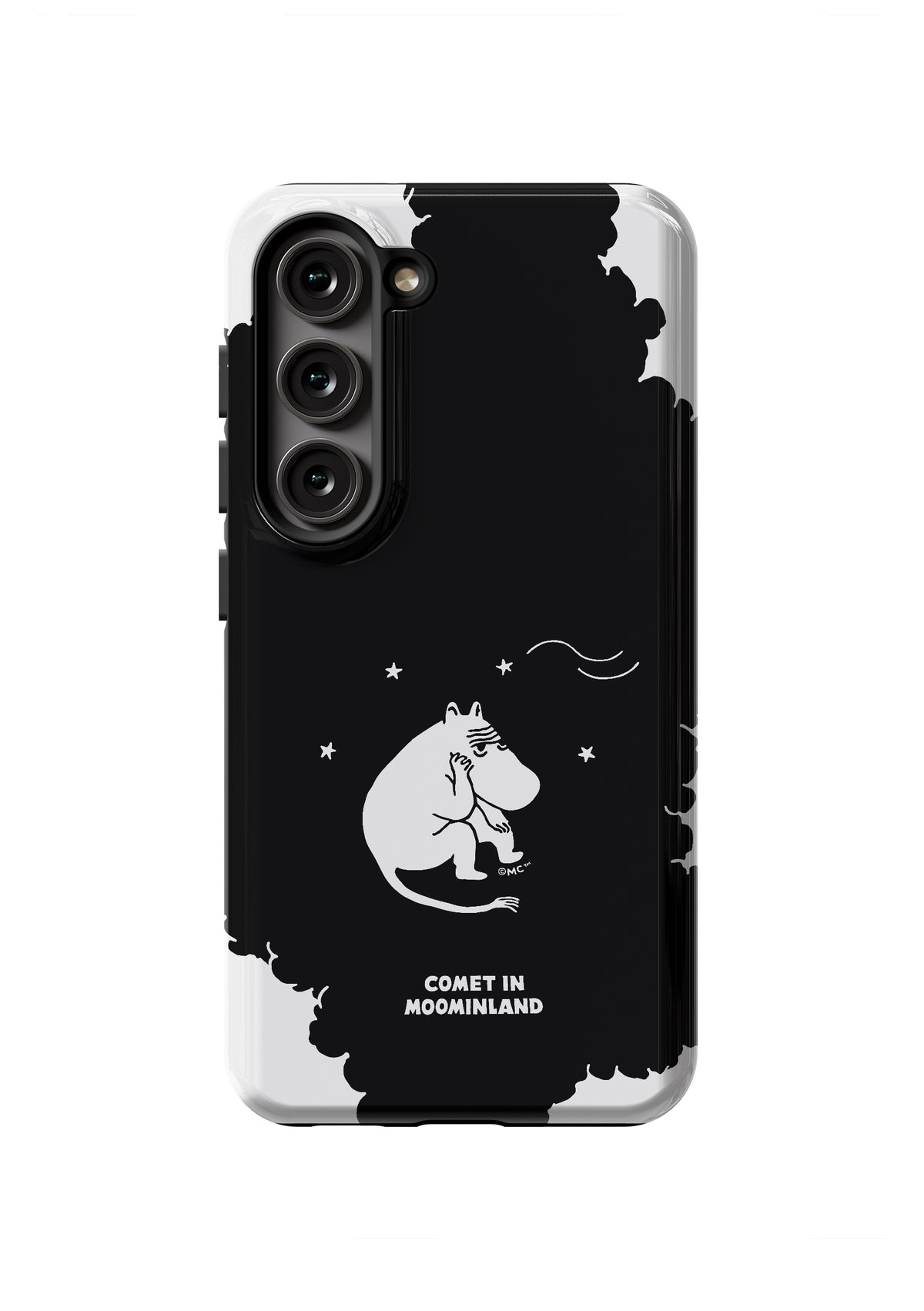 Comet in Moominland Unhappy Moomintroll Galaxy Tough Case