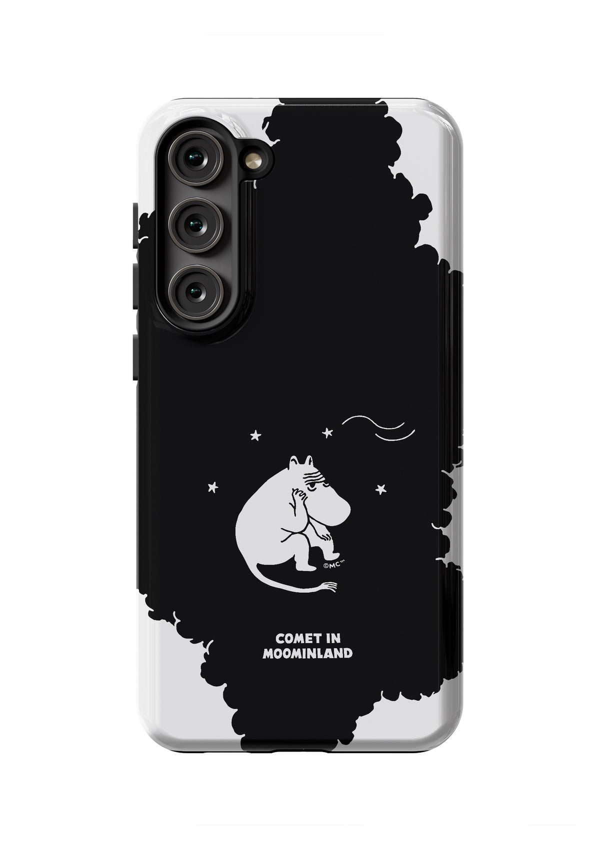 Comet in Moominland Unhappy Moomintroll Galaxy Tough Case