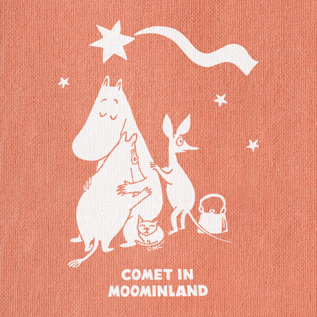 Comet in Moominland Moomintroll & Snorkmaiden Family Hug Tote Bag