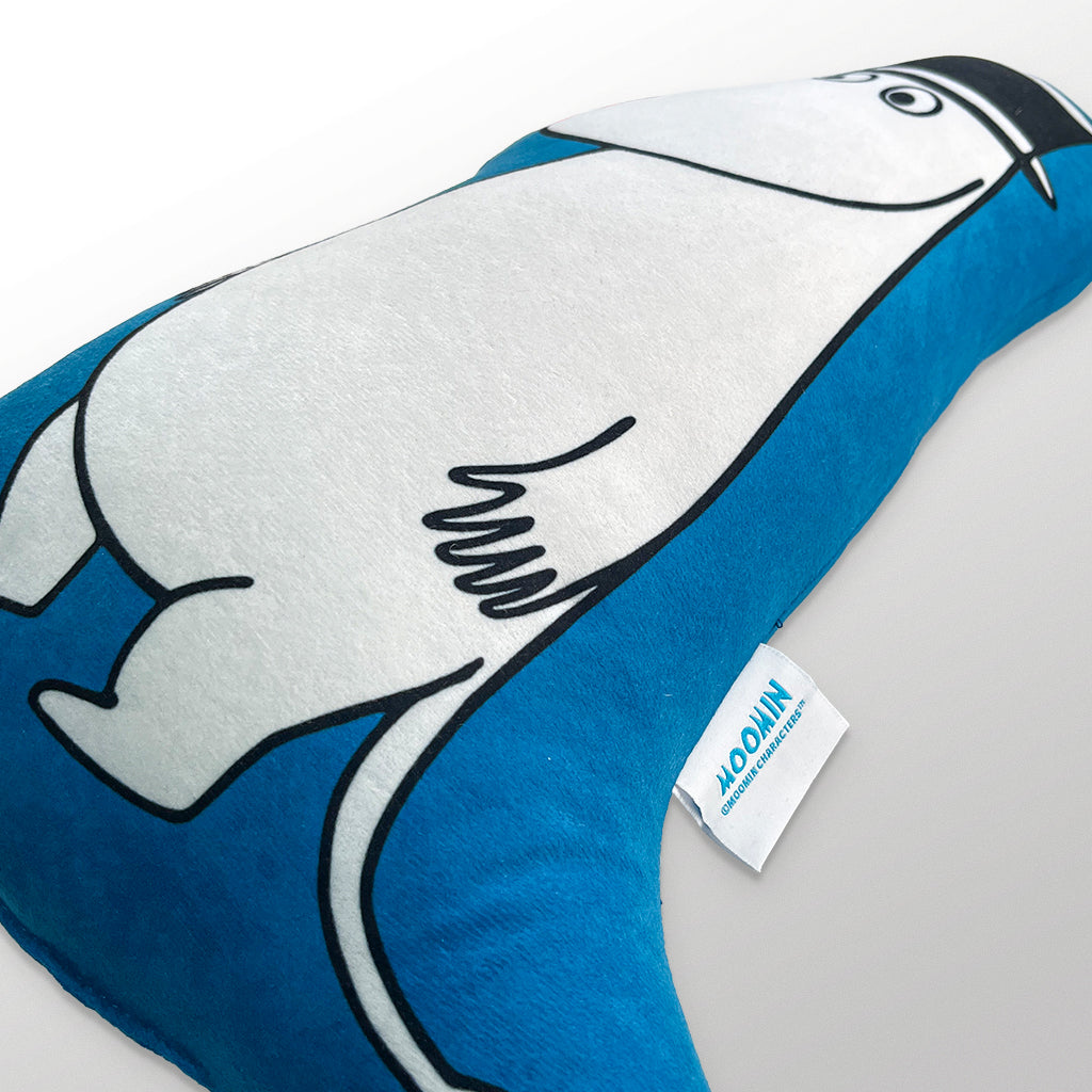 Moominpappa Plush Cushion Blue