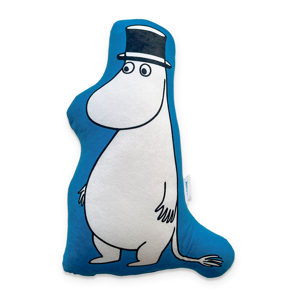 Moominpappa Plush Cushion Blue