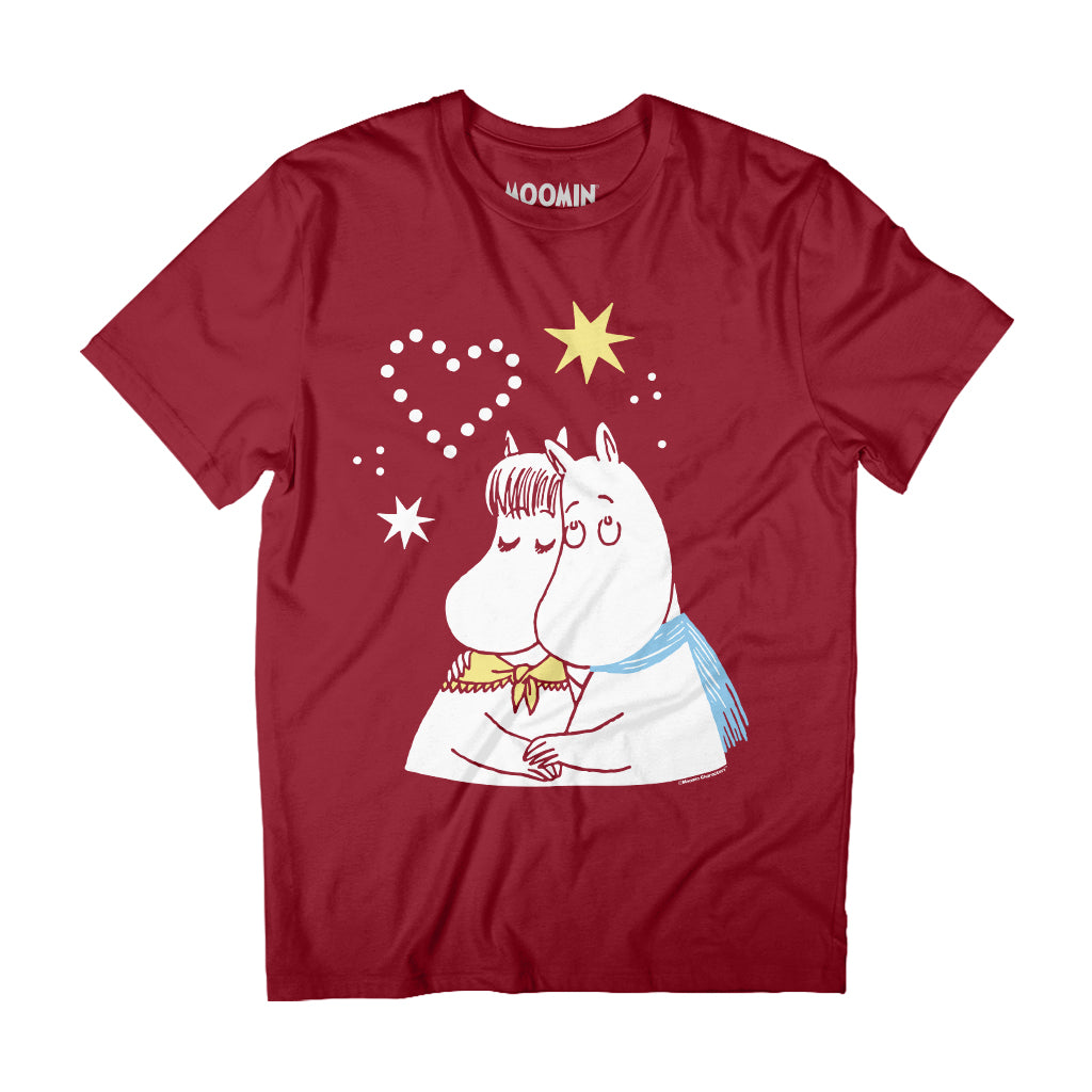 Sniff's Winter Star Moomintroll & Snorkmaiden Adult T-Shirt