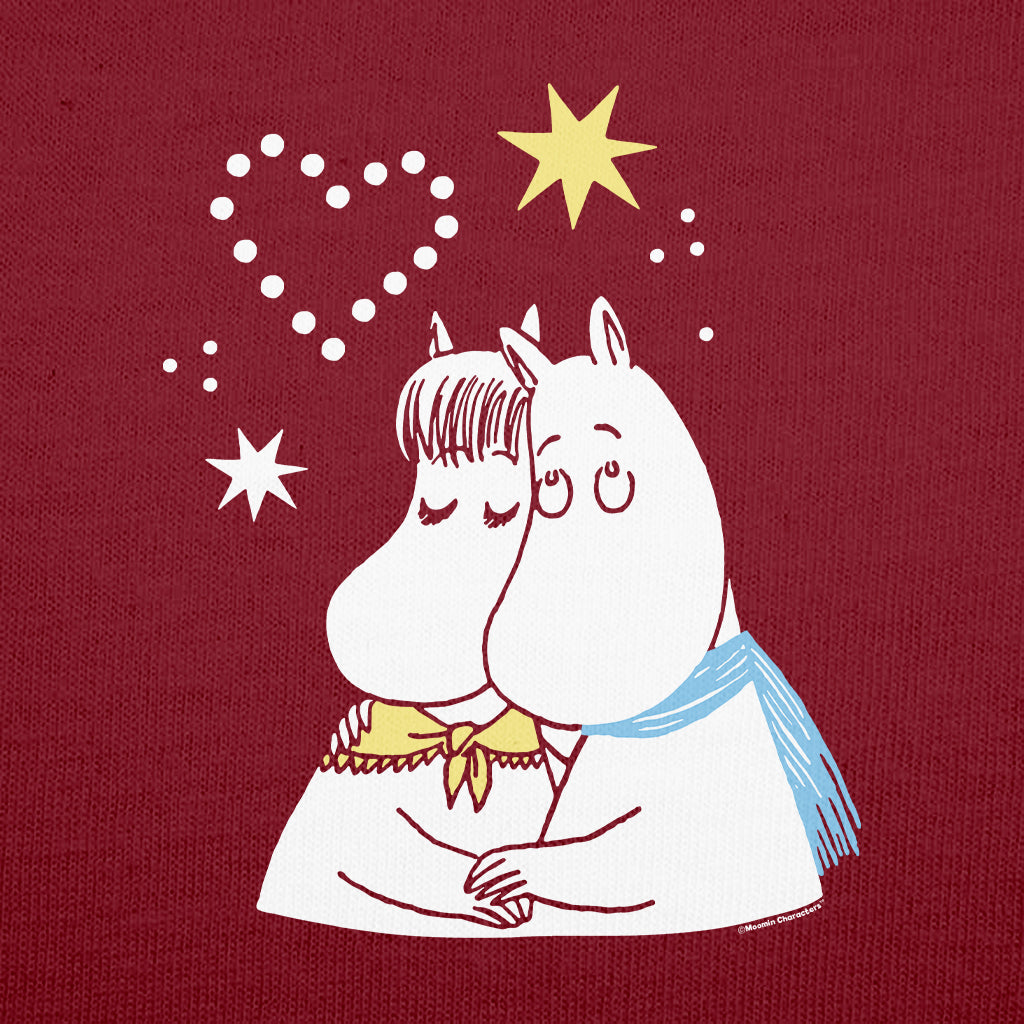 Sniff's Winter Star Moomintroll & Snorkmaiden Adult T-Shirt