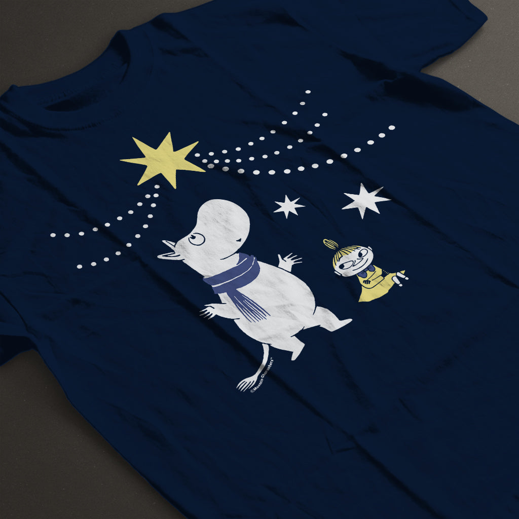 Sniff's Winter Star Moomintroll & Little My Adult T-Shirt