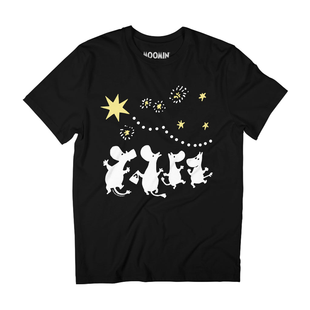 Moomin Sniff's Winter Star Family Celebrations Adult T-Shirt