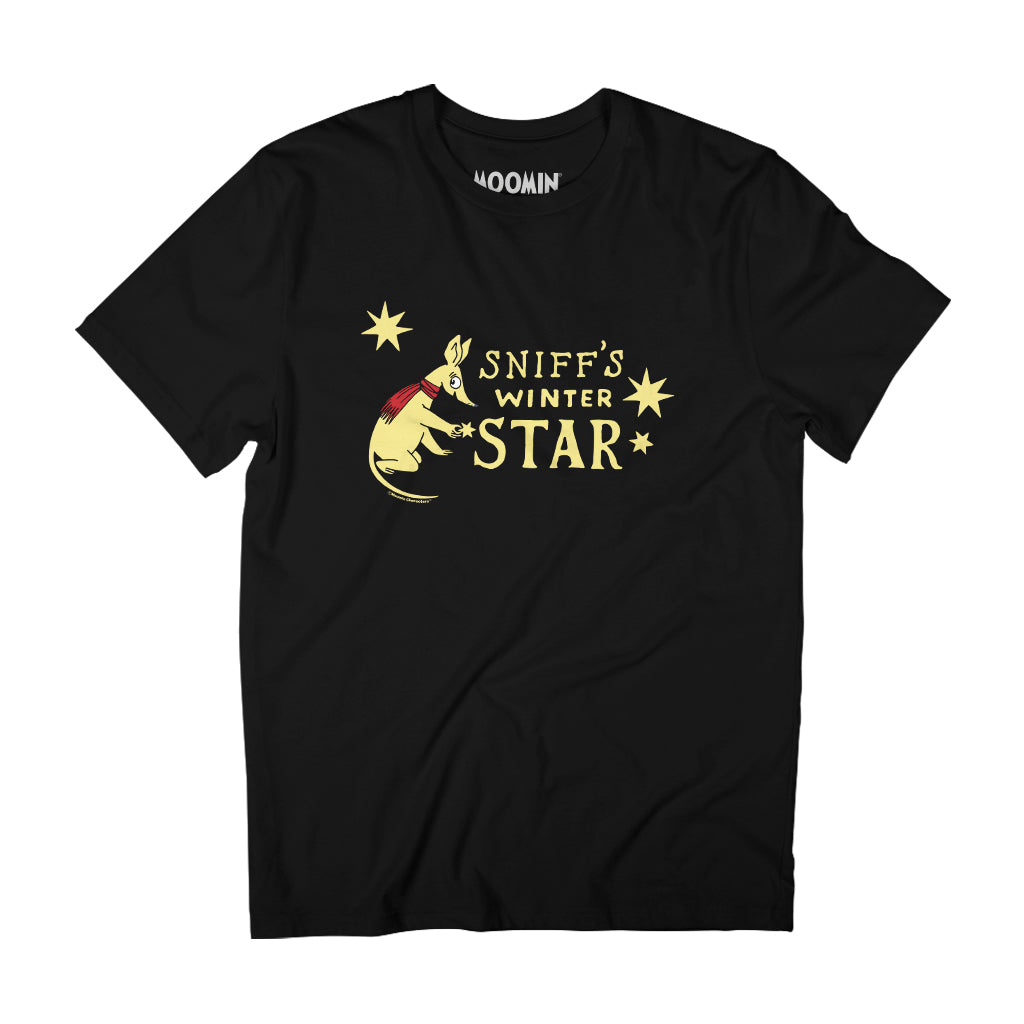 Moomin Sniffs Winter Star Adult T-Shirt
