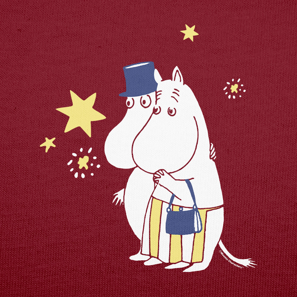 Sniff's Winter Star Moominpappa & Moominmamma Adult T-Shirt