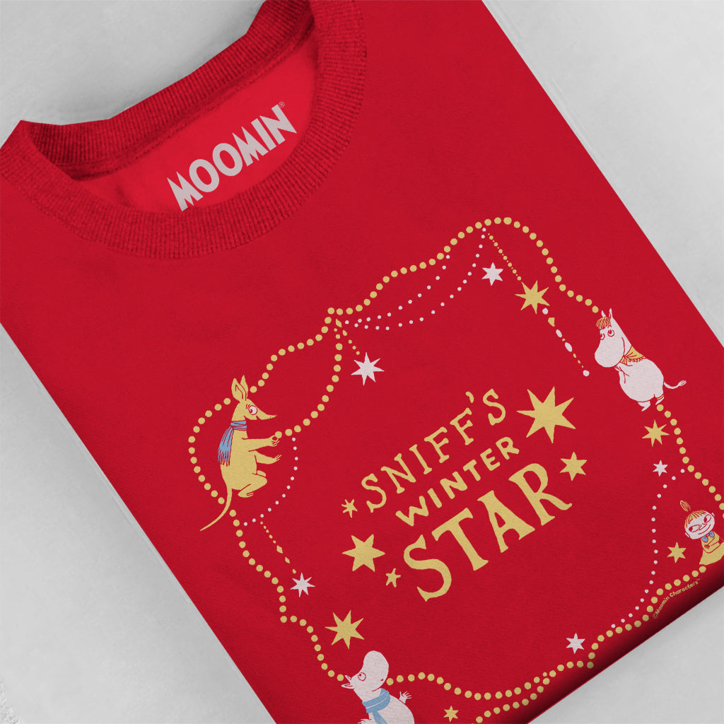 Sniff's Winter Star Hanging Decorations Adult Sweatshirt