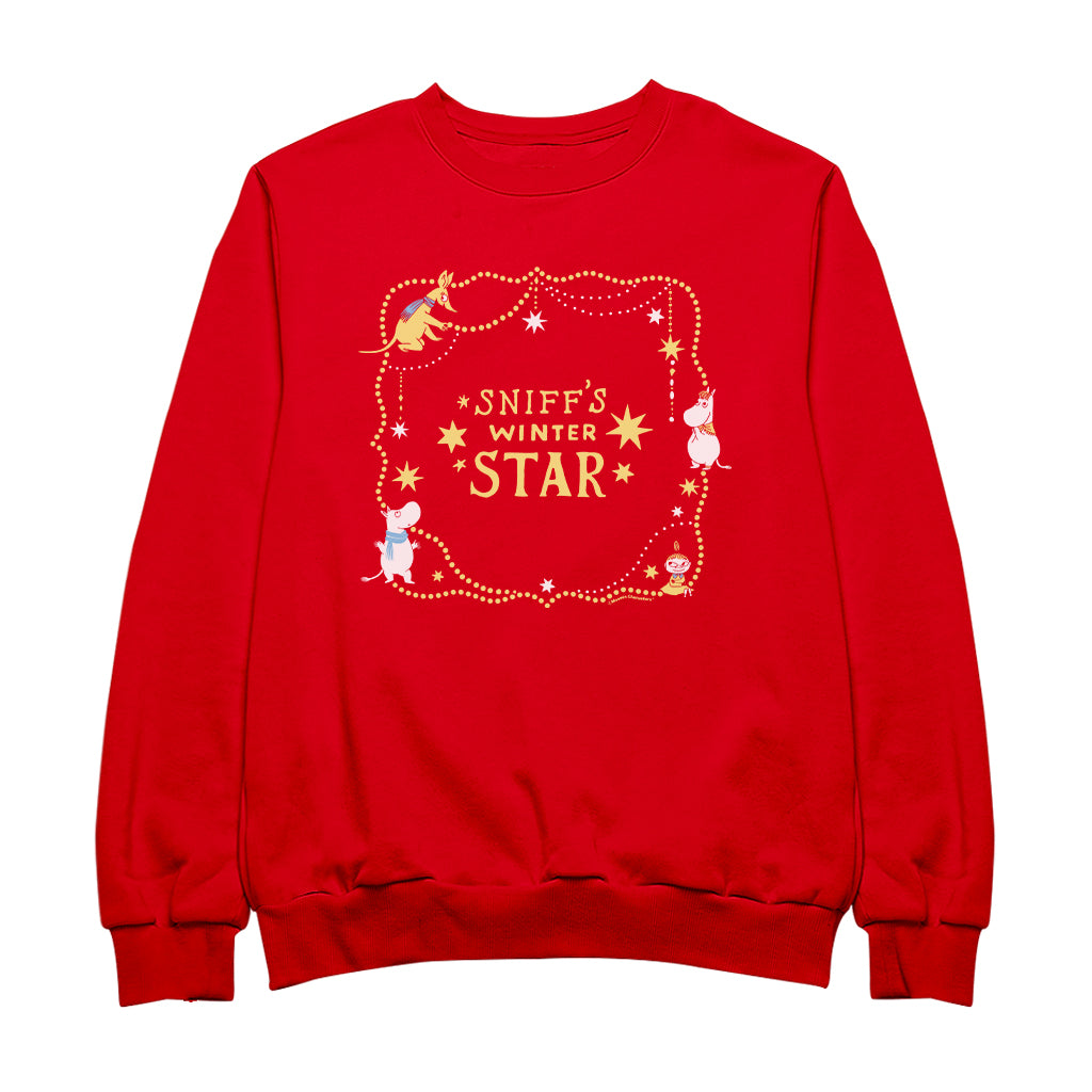 Sniff's Winter Star Hanging Decorations Adult Sweatshirt
