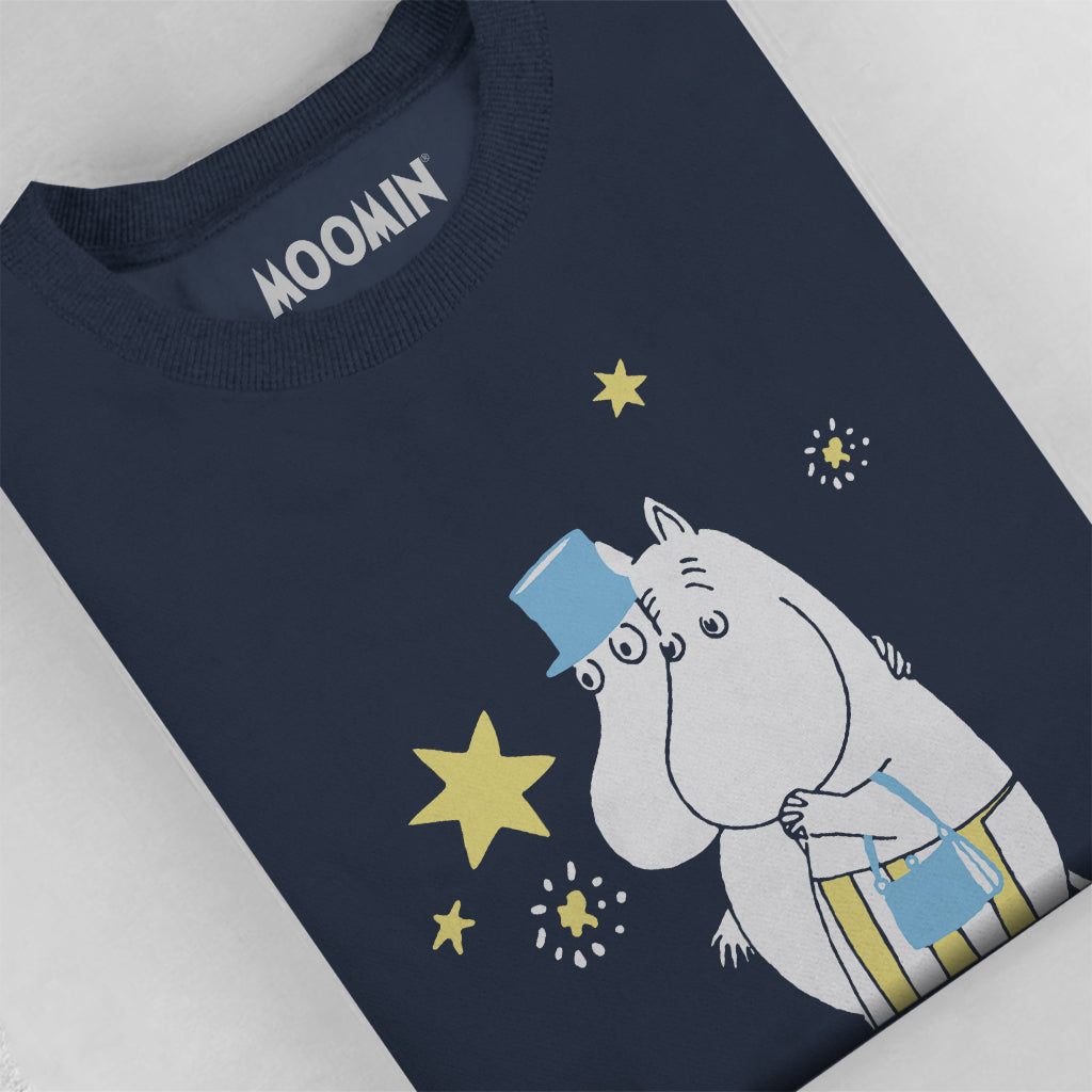 Sniff's Winter Star with Moominpappa & Moominmamma Adult Sweatshirt