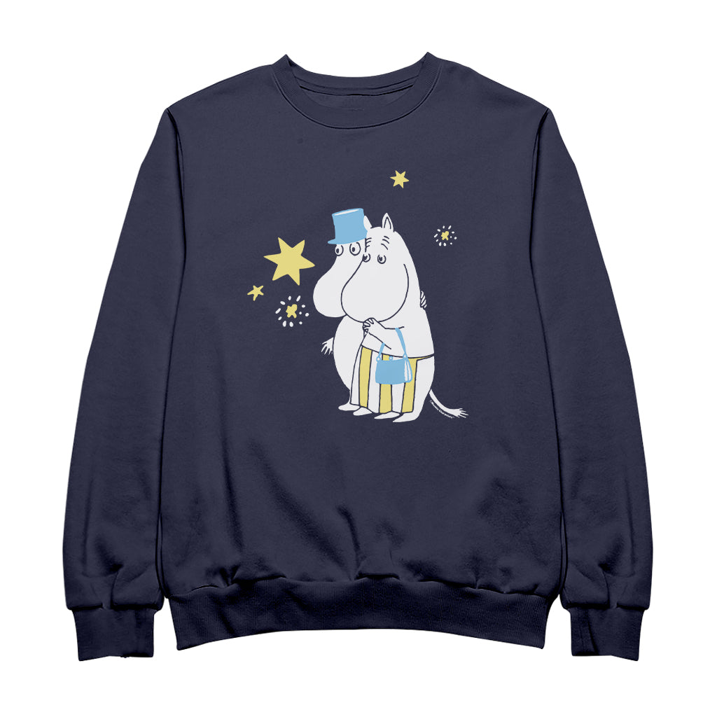 Sniff's Winter Star with Moominpappa & Moominmamma Adult Sweatshirt