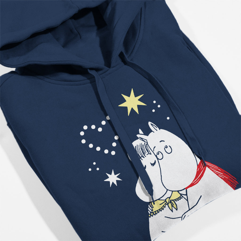 Sniff's Winter Star Moomintroll & Snorkmaiden Adult Hoodie