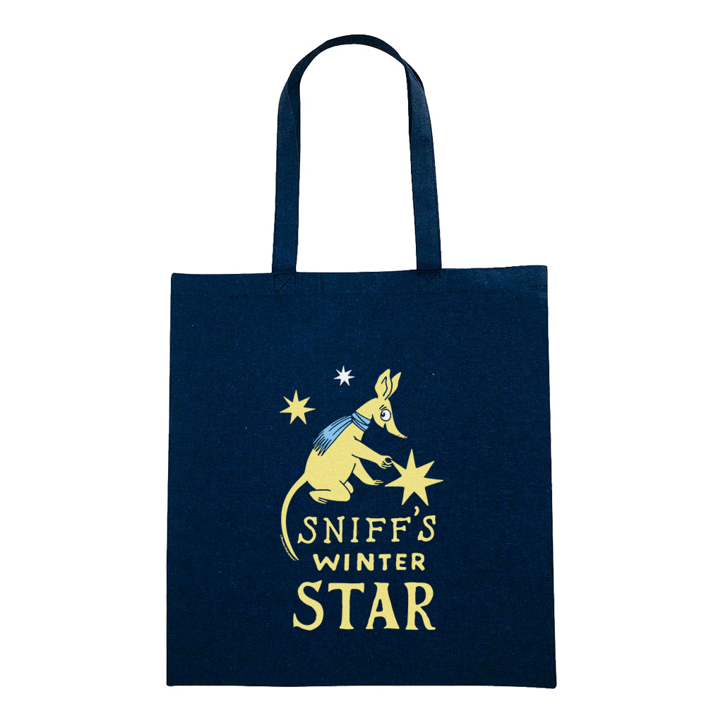 Moomin Sniff's Winter Star Delight Tote Bag