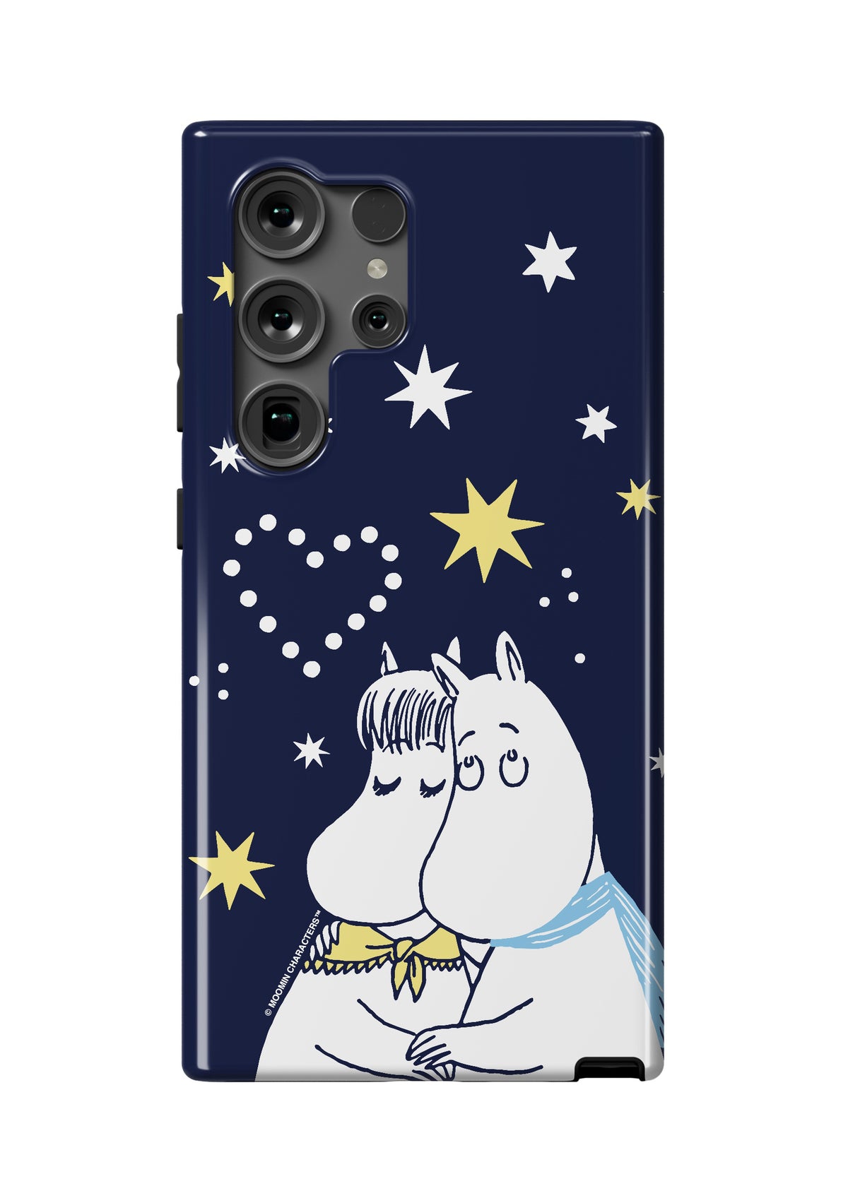 Sniffs Winter Star Moomintroll & Snorkmaiden Galaxy Tough Case