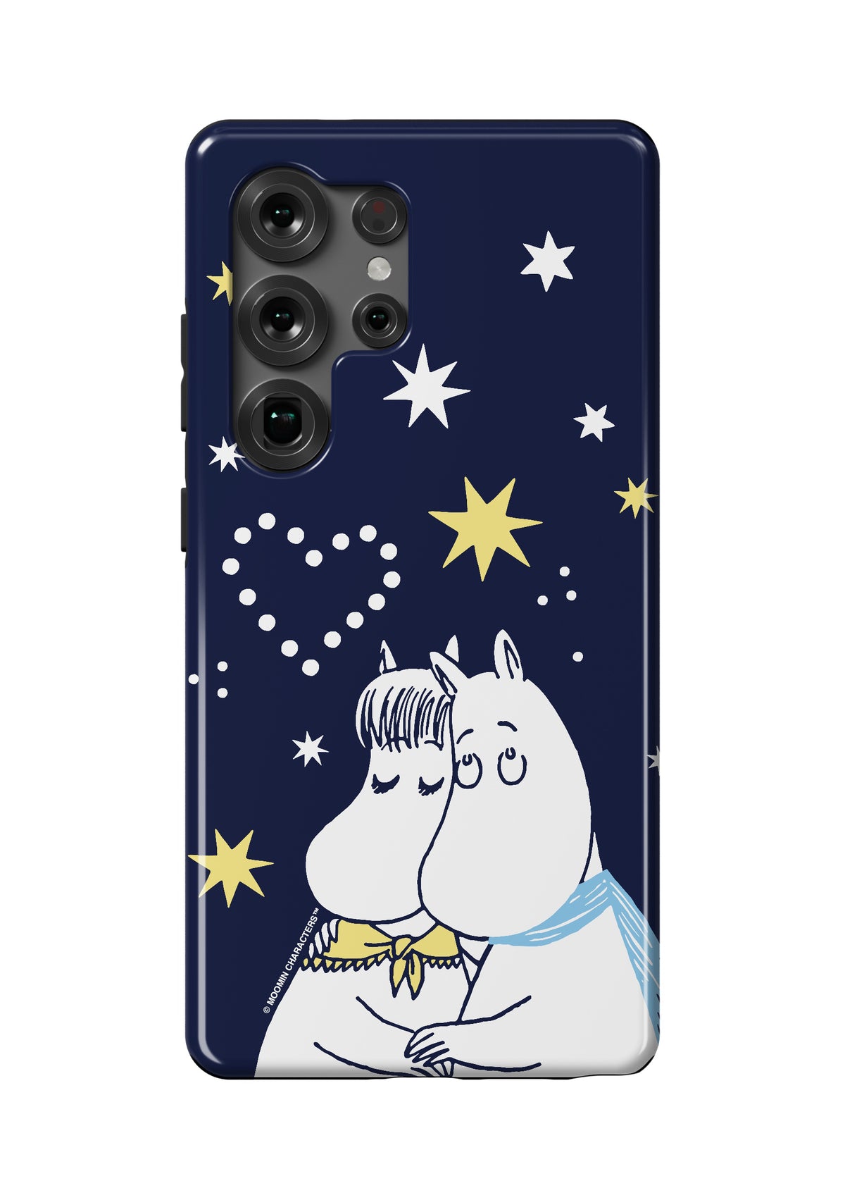 Sniffs Winter Star Moomintroll & Snorkmaiden Galaxy Tough Case