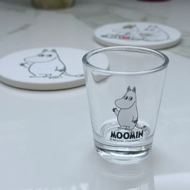 Moomintroll Friendly Wave Mini Glass