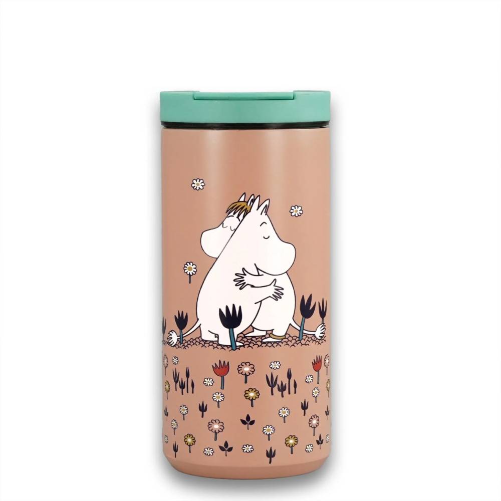 Moomin Hug Metal Take-Away Mug 11.8 oz - Half Moon Bay