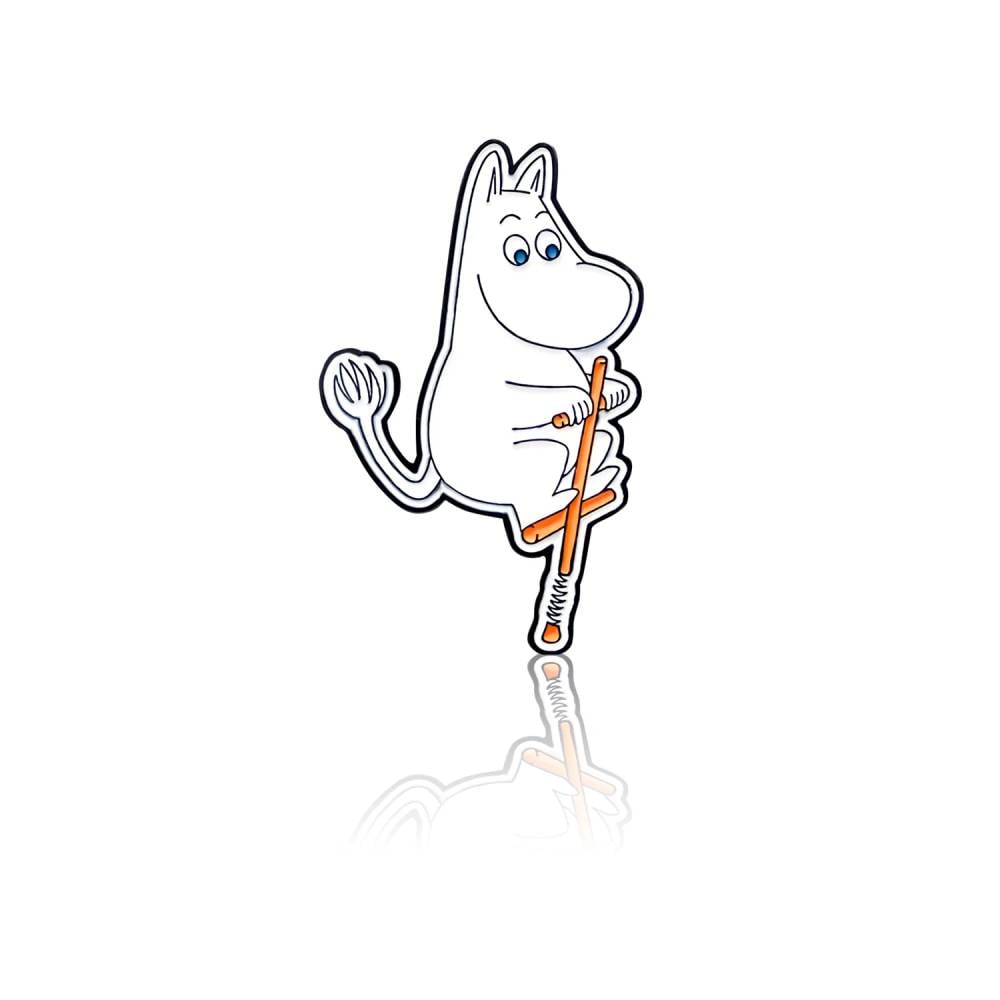 Moomintroll Jumping Pin - Pinbox | Moomin Shop United States