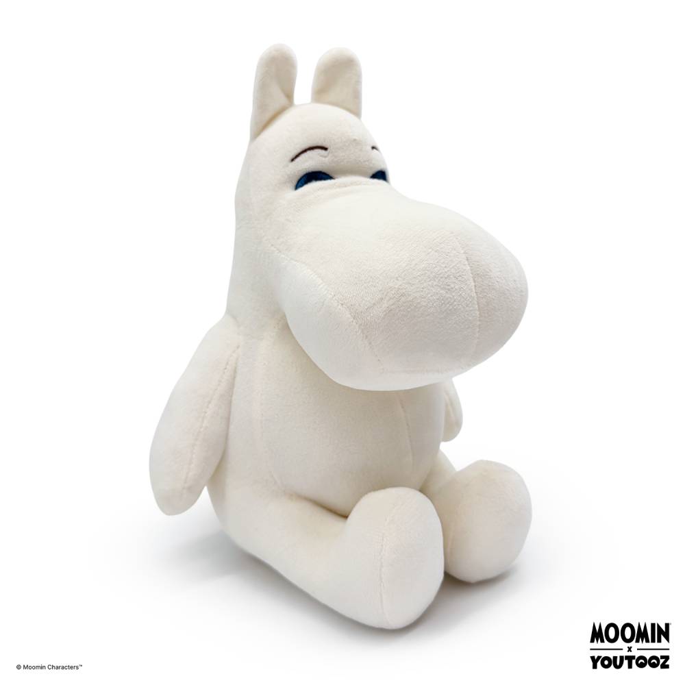 Moomintroll Sitting Plush Toy 9 in - Youtooz | Moomin Shop United States