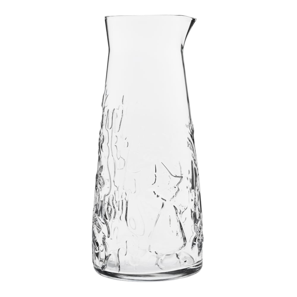 Moomin Clear Glass Pitcher 34 oz - Moomin Arabia