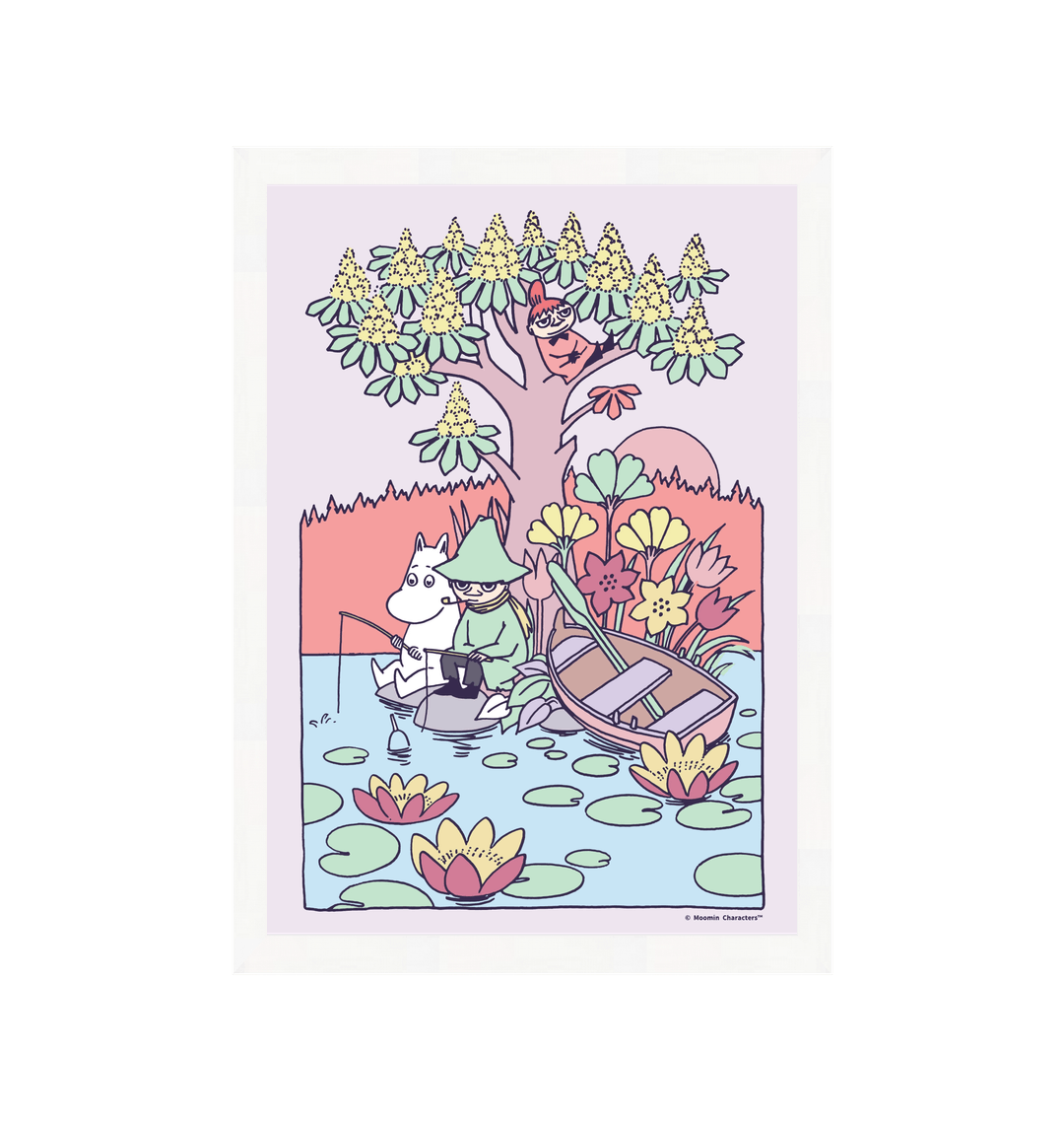 White Frame Fine art print Front