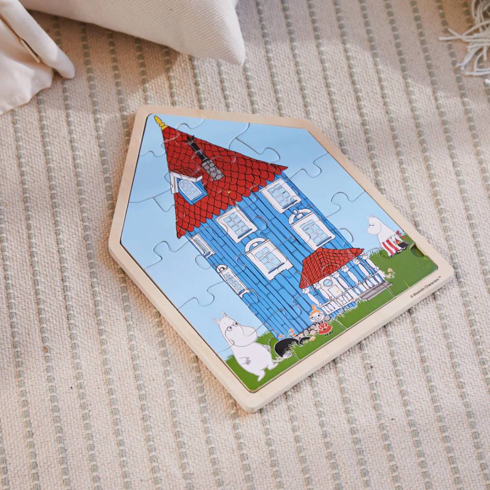 Moomin Wooden House Puzzle - Barbo Toys