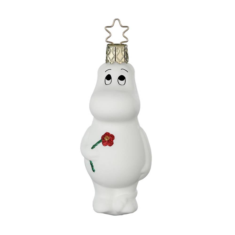 Moomintroll Hand Made Glass Ornament - Inge-Glas | Moomin Shop US