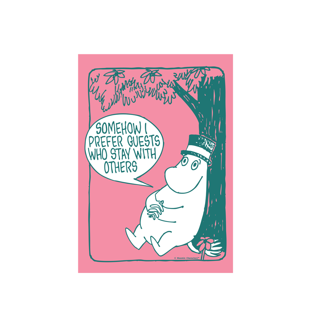 Moominpappa Preferred Guests Poster Print | Moomin Shop United States