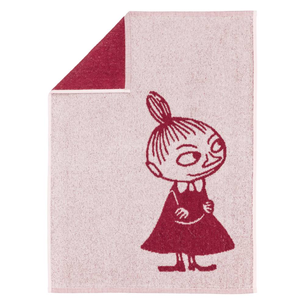 Little My GOTS Hand Towel Pink 20x27 in - Moomin Arabia