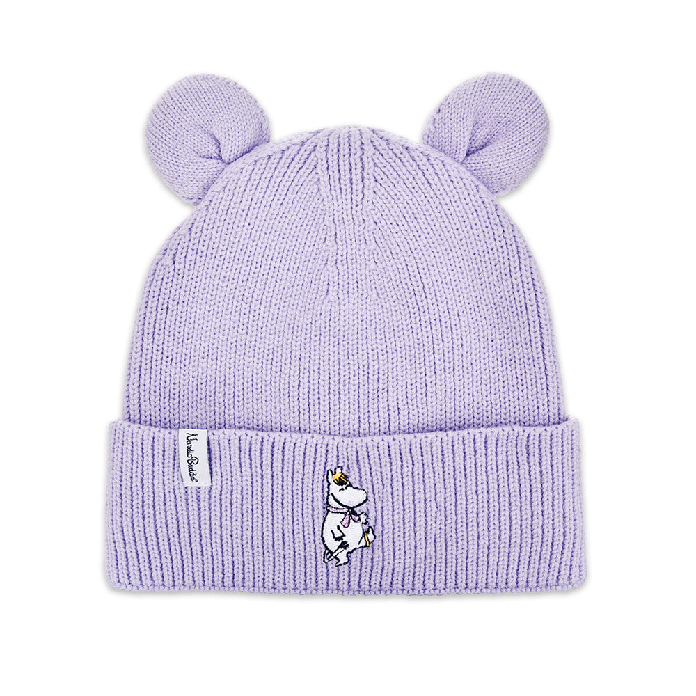 Snorkmaiden Bear Ear Kids Beanie Lilac - Nordicbuddies | Moomin Shop United States