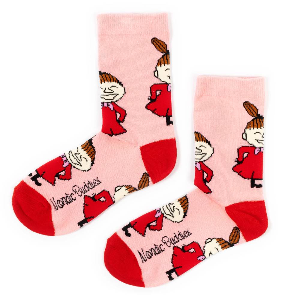 Moomin Little My Socks Pink 6-11.5 - Nordicbuddies