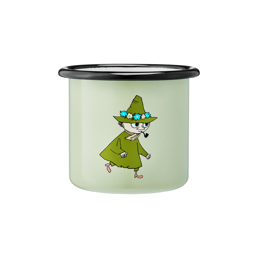 Moomin Enamel Mug Snufkin 8.5 oz - Muurla