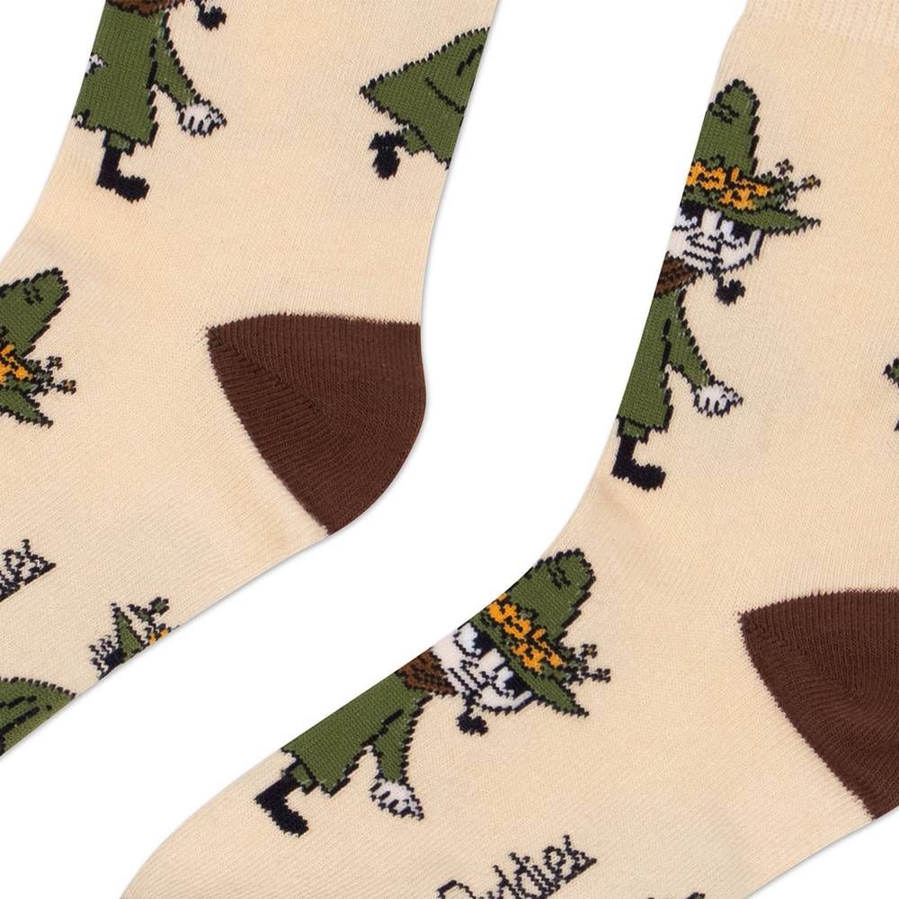Snufkin Socks Beige 36-42 - The Official Moomin Shop