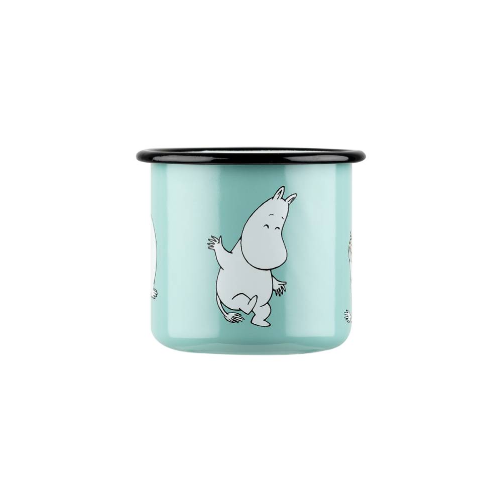 Moomin Enamel Mug Moomintroll 12.5 oz - Muurla