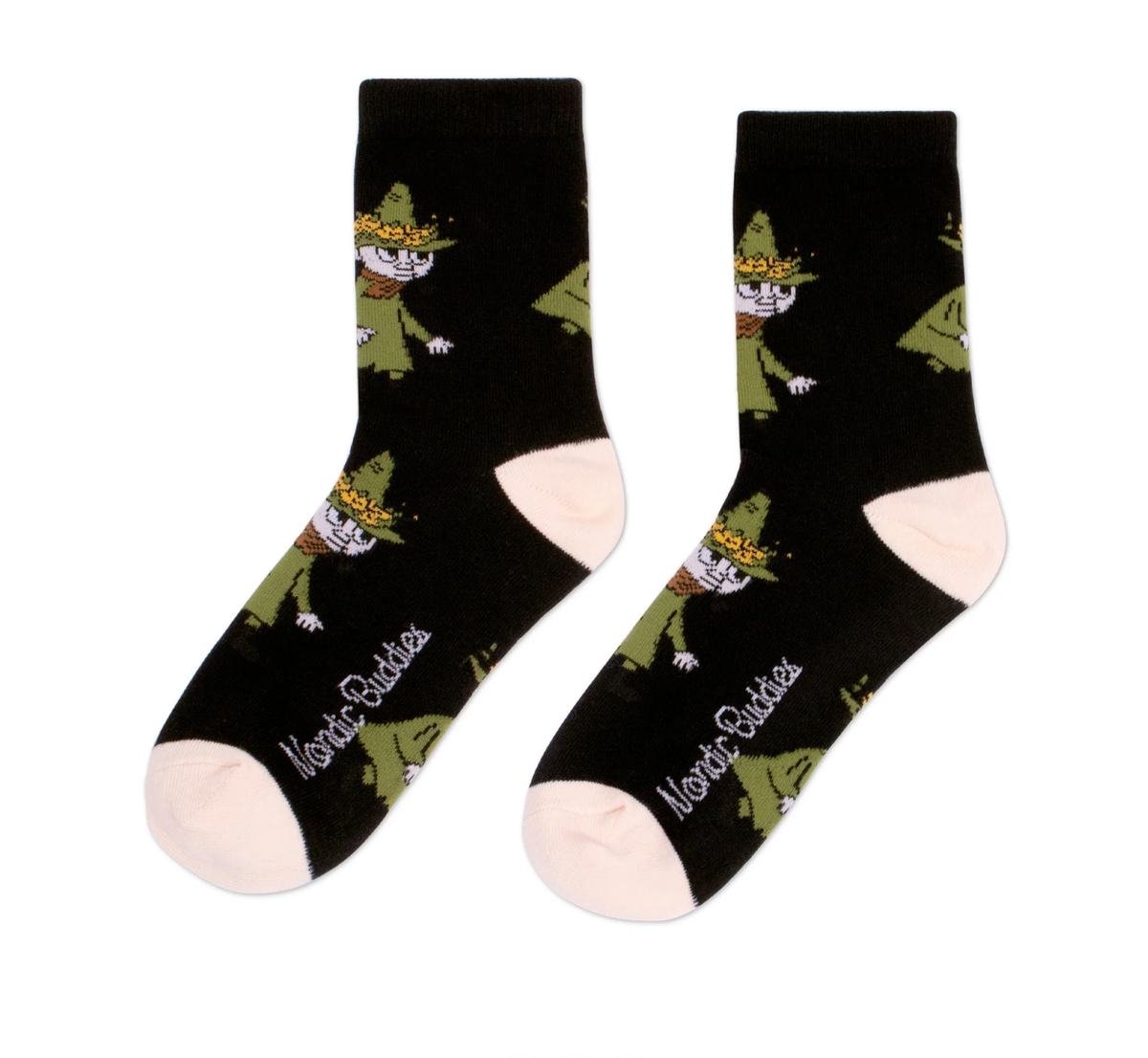 Snufkin Socks Black 6-11.5 - Nordicbuddies