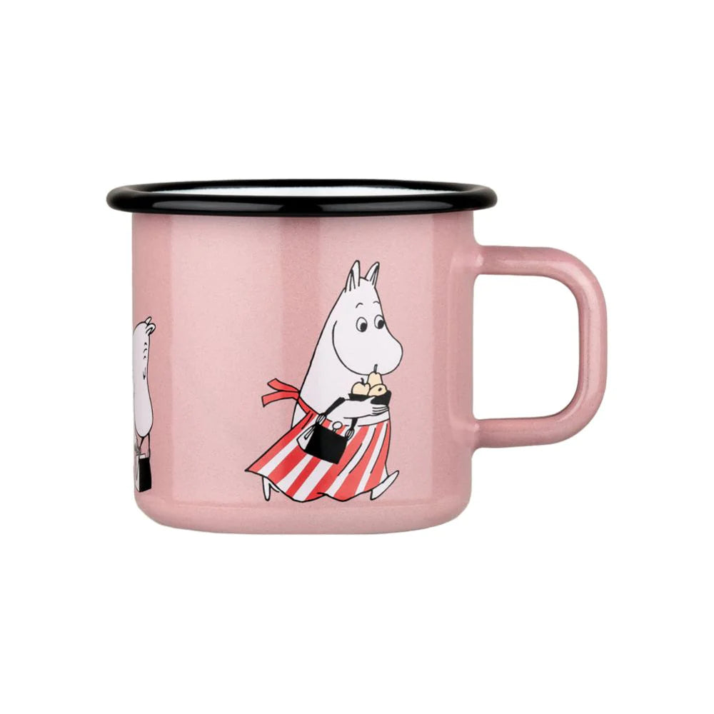 Moominmamma Retro Mug Pink 12.5 oz - Muurla