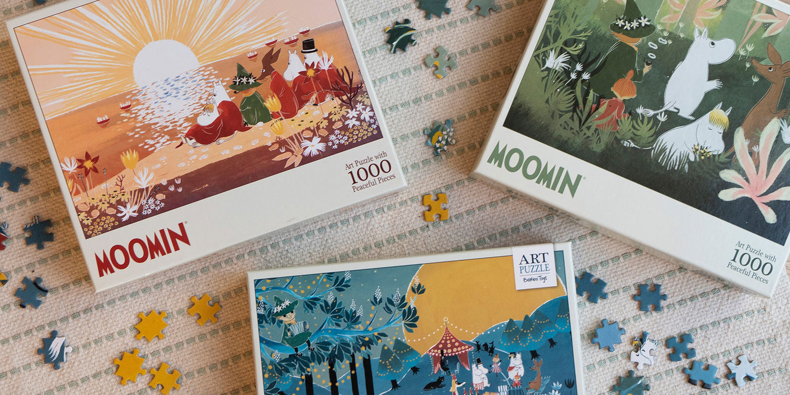 A selection of Barbo Toys art puzzles (1000 piece jigsaws)