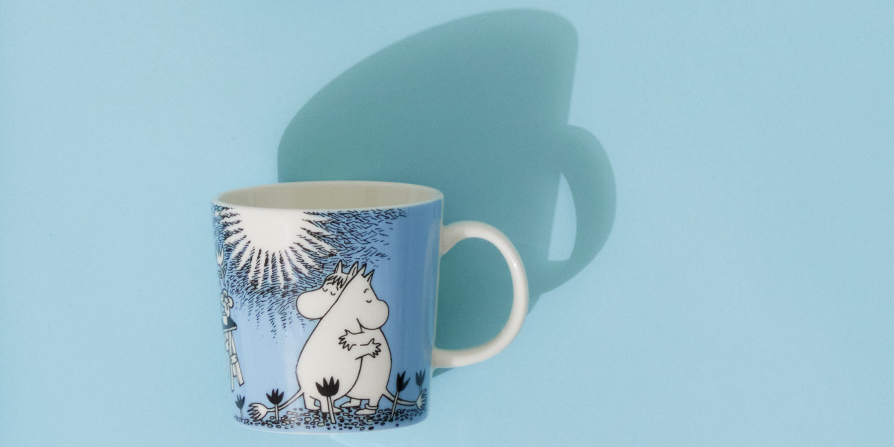 Shop the Moomin Blue Love Mug on the official Moomin US Store 