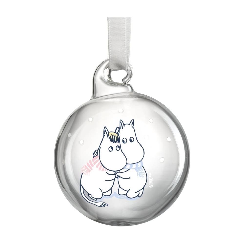 Moomin Let it Snow Christmas Bauble 4set