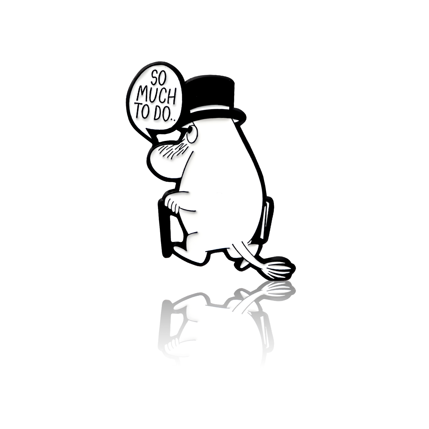 Moomin Pin Moominpappa Stressing - Pinbox | Moomin Shop United States